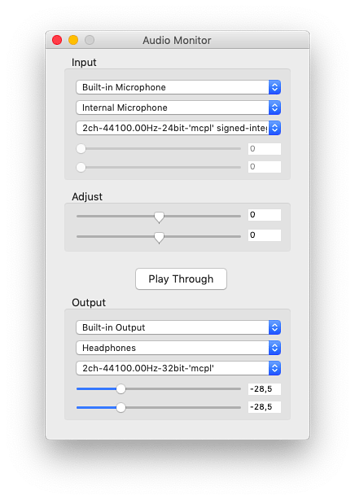 Audio Monitor