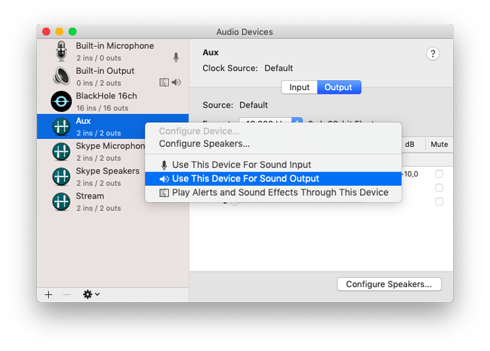 Audio Devices